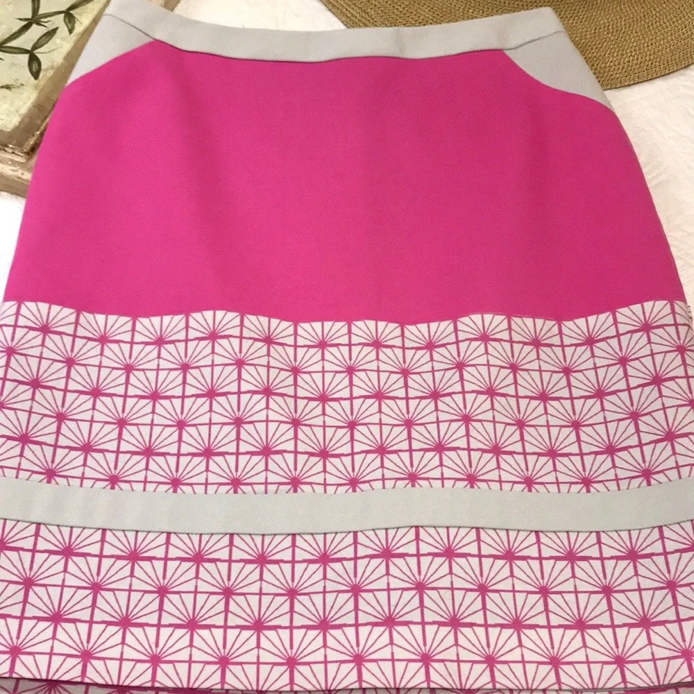 Halogen Pink Colorblock Pencil Skirt - Picture 7 of 15